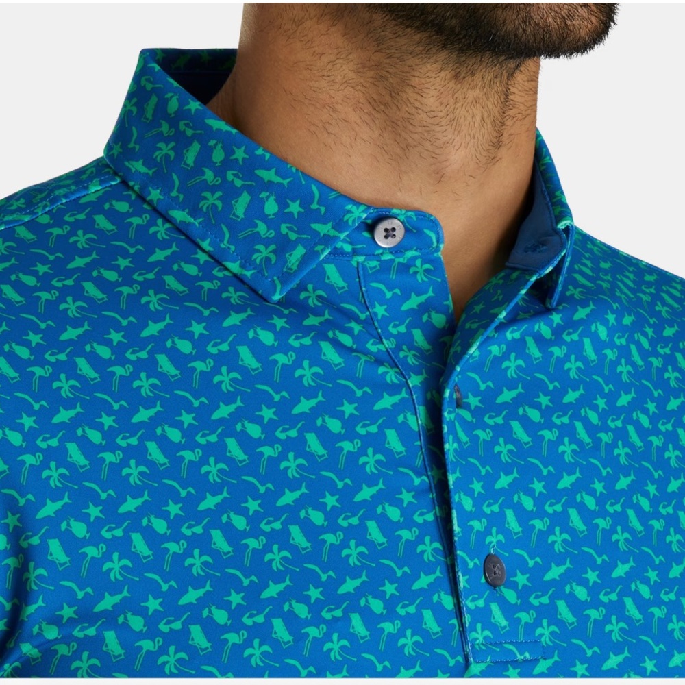 Foot Joy Athletic Fit Beach Print Lisle